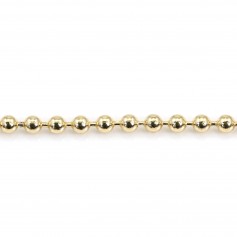 Chaîne doré à bille 1.5mm x 1M