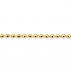 Chaîne ovale doré 2x2.5mm x 1M
