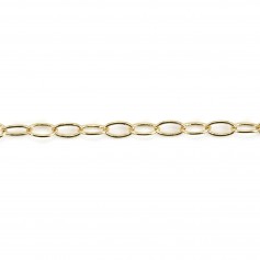 Chaîne ovale doré 2x2.5mm x 1M