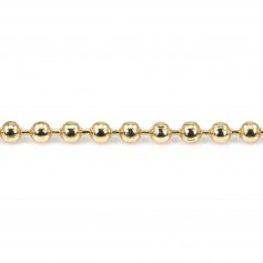 Chaîne doré à bille 2.5mm x 1M