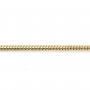Chaîne serpentine flash or sur laiton 1.4mm x 1M