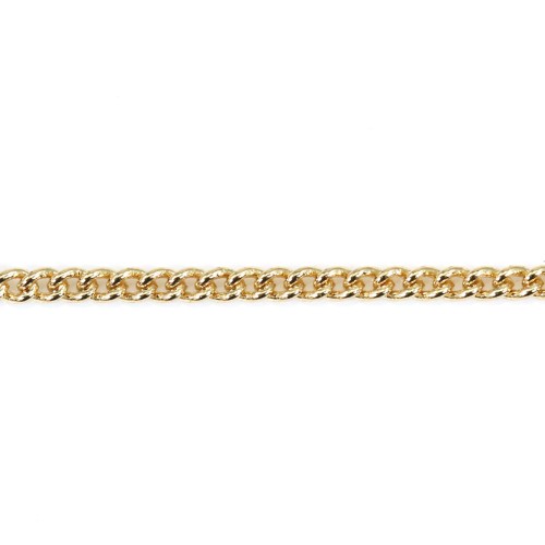 Chaîne serpentine doré sur laiton 1.5mm x 1M