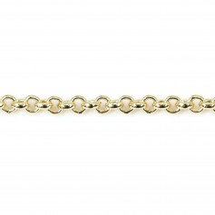 Chaîne jaseron doré 2mm x 1M