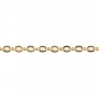 Chaîne forçat doré 1.7x2.0mm x 1m