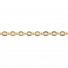 Chaîne jaseron doré 3mm x 1M