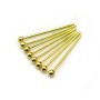 Clou tête boule ronde 0.6x20mm x 200pcs