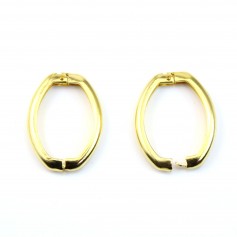 Anneaux ouvert pour sautoire doré 25x20mm x 1pc