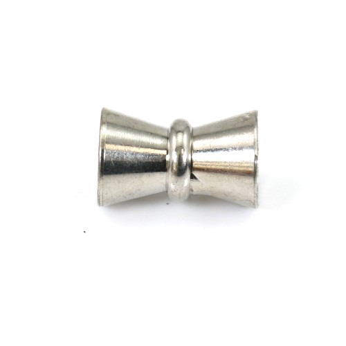 Silver  tone Magnetic clasp 11x17mm x1pc
