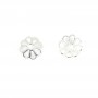 Coupelle en fleur cuivre 8mm x 20pcs