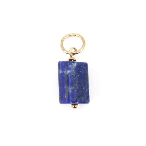 Pendentif Lapis Lazuli Baroque - Gold Filled  x 1pc