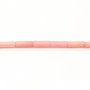 Bambou mer teinté orange Tube 3x10mm x 40cm 