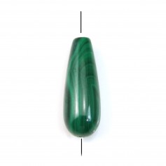 Malachite Goutte 7x15mm x 1pc