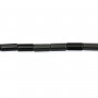 Onyx, tube facette, 4x8mm x 40cm