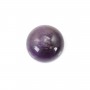 Cabochon amethyste rond 12mm x 1pc