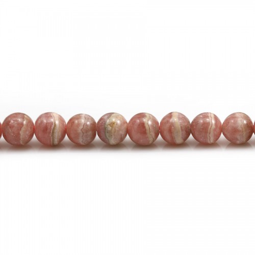 Rhodochrosite Round 4mm A x 40cm 