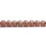 Rhodochrosite Ronde 4mm A x 40cm 