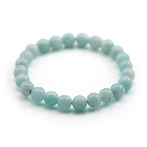 Bracelet Adele Amazonite Round 8 MM