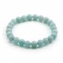 Bracelet Adele Amazonite Round 8 MM