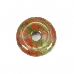 Donut Unakite 14mm x 1pc