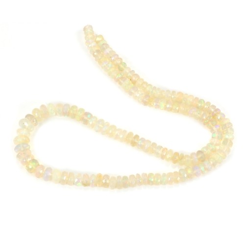 Opale etiope taglio rotondo sfaccettato x 40 cm