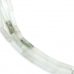 Jade Tianshan Tube 4x13mm x 39cm