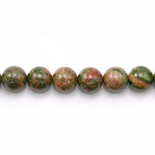 Jaspe unakite ronde 8mm x 20pcs