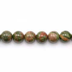 Jaspe unakite ronde 8mm x 20pcs
