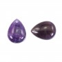 Améthyste Goutte Plate 12.5x17.5mm x 1PC