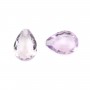 Pendentif en améthyste claire 9x12mm x 1pc