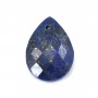 Lapis Lazuli, en forme de goutte facetté 13 * 18mm x 1pc