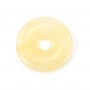 Donut  jade jaune 30mmx6mmx4.8mm