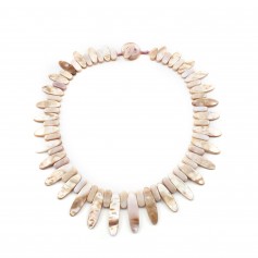 Collier Simple Nacre Rose