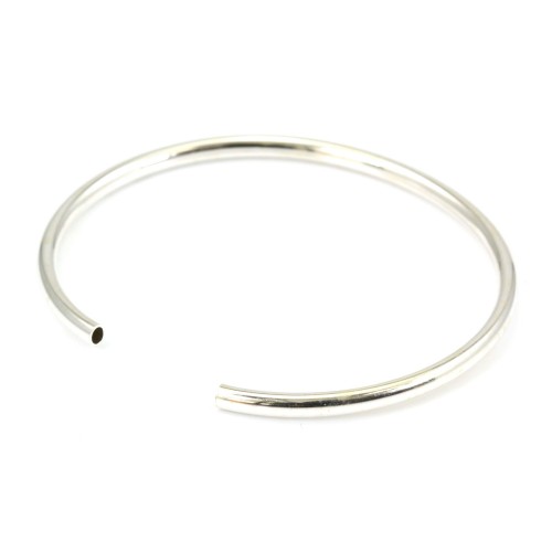 Bracelet jonc flexible 56mm en argent 925 x 1pc