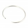 Bracelet jonc flexible 56mm en argent 925 x 1pc