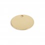 Round charm awards a medal to engrave in gold filled 11mm x 1pc