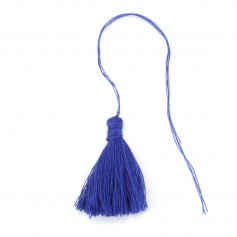Pompon en coton bleu foncé 30mm x 1pc