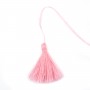 Pompon en coton rose 30mm x 1pc