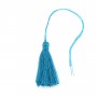 Pompon en coton bleu 30mm x 1pc