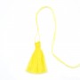 Pompon en coton jaune 30mm x 1pc