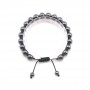 Bracelet Hematite boule rond 8mm 