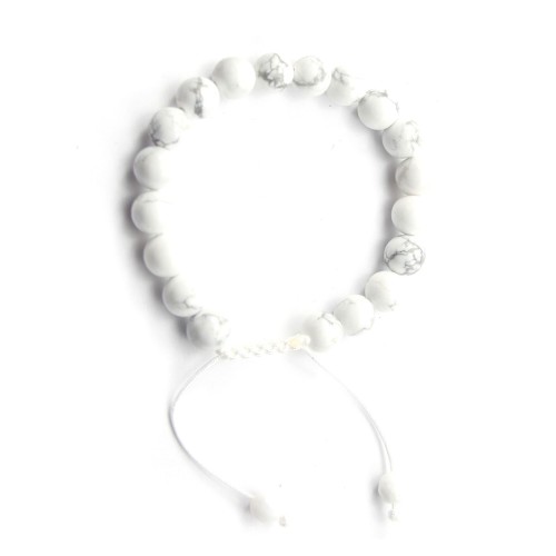 Bracelet Holite  boule rond 8mm 