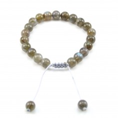Bracelet Labradorite Ball Round 8 MM