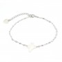 Bracelet chaîne silver 925 butterfly in white shell