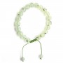 Bracelet Prehnite boule rond 8mm 