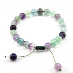 Bracelet Fluorite Round 8 MM