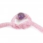 Résille tubulaire 6mm rose pâle  x 91.4cm