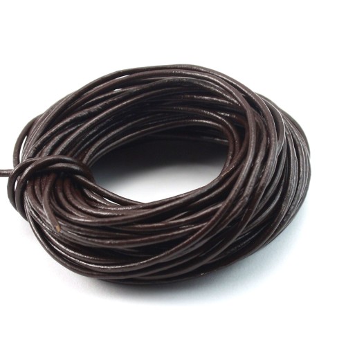 Fil leather  brown 1.0mm x 1m