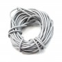 Fil en cuir grise 1.5mm x 1m 