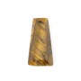 Pendentif Oeil de Tigre Trapèze 13x25mm x 1pc