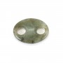 Pendentif Labradorite grain de café 18x25mm x 1pc
